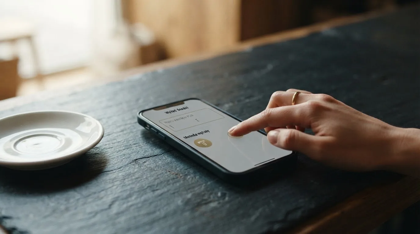 Zbliżenie na formularz wpłaty w kasynie online z polem na adres portfela kryptowalutowego BNB Smart Chain.