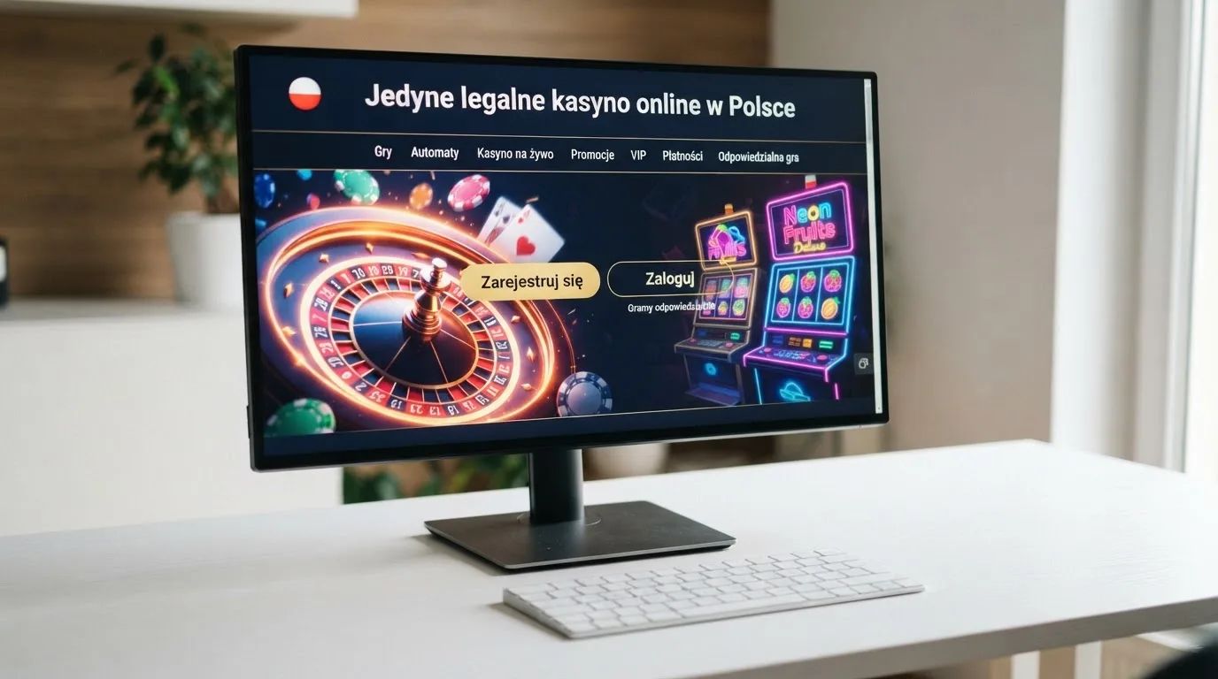 Strona główna oficjalnego serwisu jedynego legalnego kasyna internetowego w Polsce